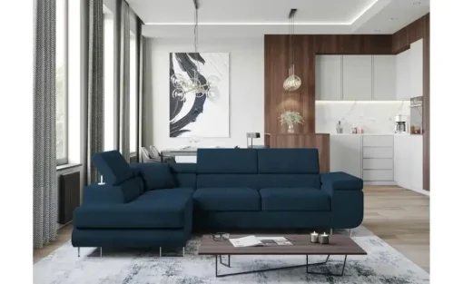 Ecksofa Anton | Blau | Möbel Höffner
