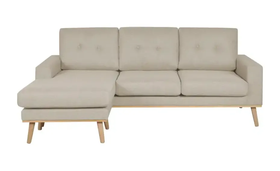 Ecksofa beidseitig stellbar Cristy | Beige | Höffner