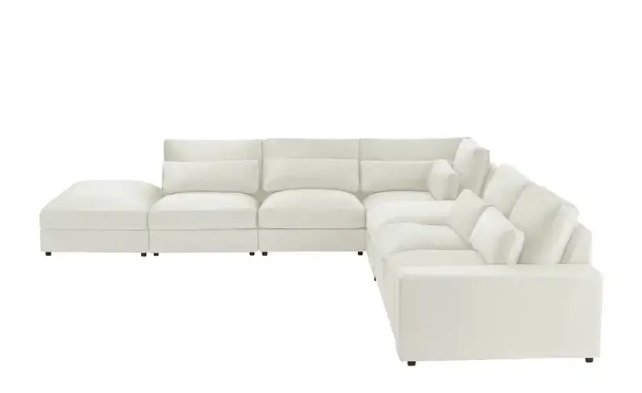 Ecksofa Branna | rechts, Beige | Möbel Höffner