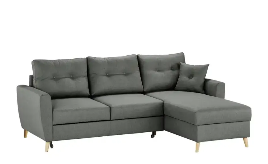 Ecksofa Carla | Dunkelgrau | Möbel Höffner