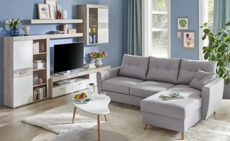 Ecksofa Carla | Grau | Möbel Höffner