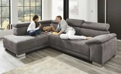 Ecksofa Chocolo | Hellbraun, links | Möbel Höffner