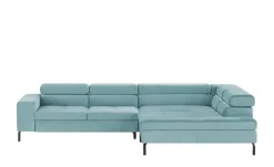 Ecksofa Felicia Due | Hellblau, rechts | Möbel Höffner