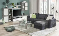 Ecksofa Mocca | Schwarz | Möbel Höffner