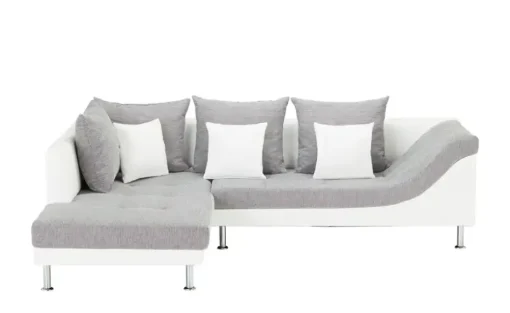 Ecksofa Rico | Weiß, links | Möbel Höffner