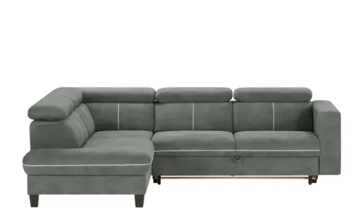 Ecksofa Zante | Grau, Silbergrau, links | Möbel Höffner