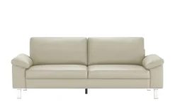 Einzelsofa aus Echtleder Bena | Creme | Möbel Höffner