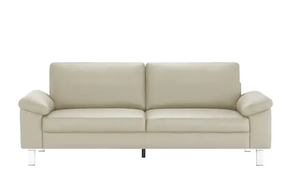 Einzelsofa aus Echtleder Bena | Creme | Möbel Höffner