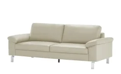 Einzelsofa aus Echtleder Bena | Creme | Möbel Höffner