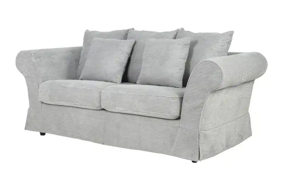 Einzelsofa Olivia | Hellgrau, 2,5 | Möbel Höffner