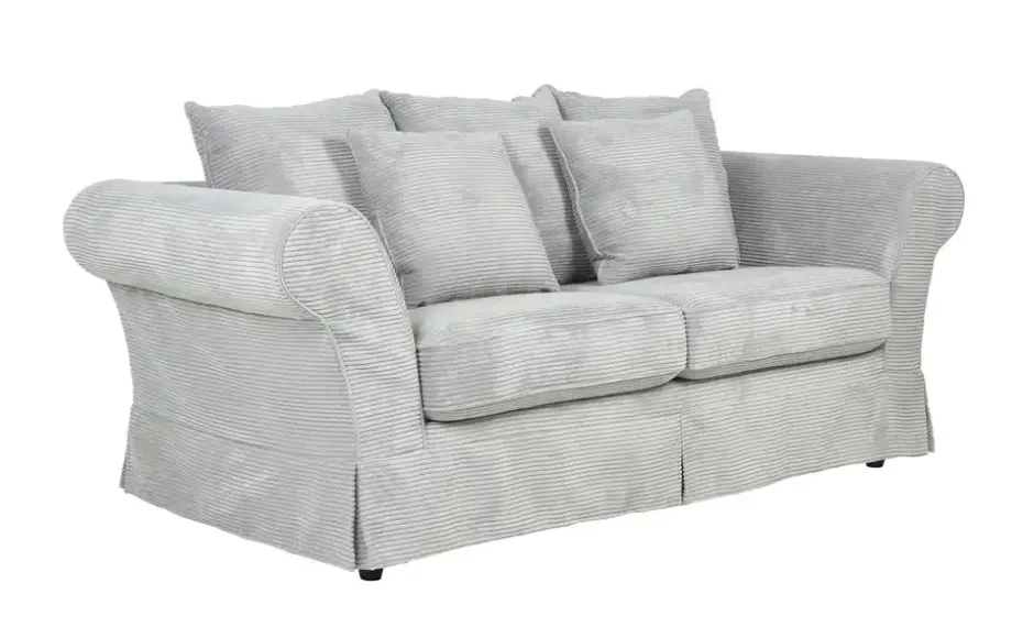 Einzelsofa Olivia | Hellgrau, 2,5 | Möbel Höffner