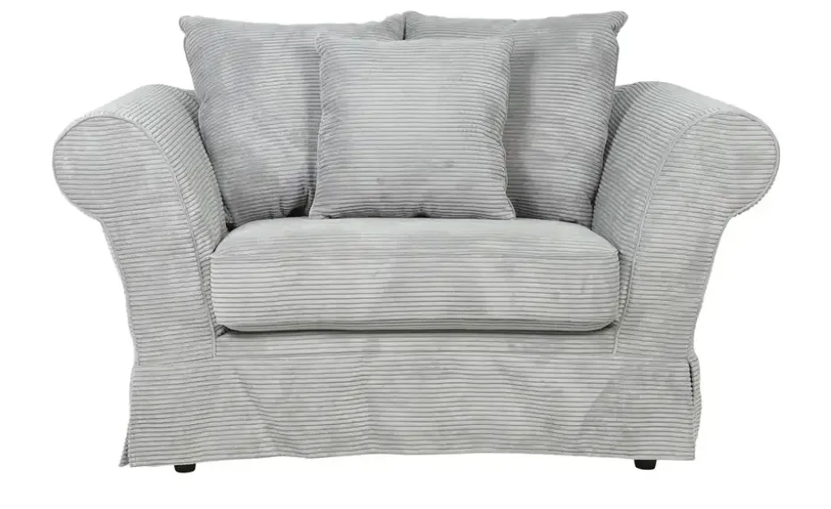 Einzelsofa Olivia mit Husse | Hellgrau | Möbel Höffner