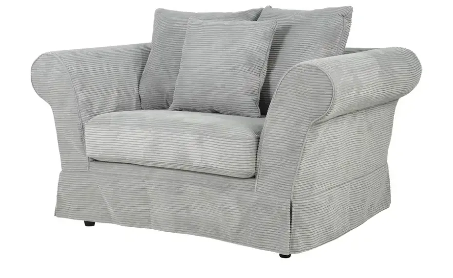 Einzelsofa Olivia mit Husse | Hellgrau | Möbel Höffner