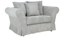 Einzelsofa Olivia mit Husse | Hellgrau | Möbel Höffner