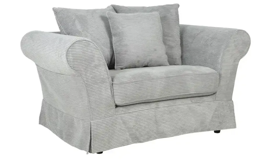 Einzelsofa Olivia mit Husse | Hellgrau | Möbel Höffner