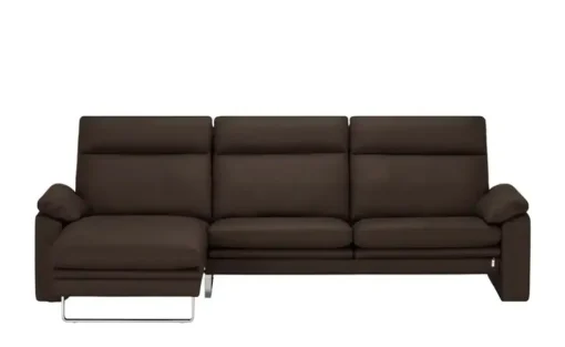 erpo just relax Ecksofa JR960 Bari | Dunkelbraun, links