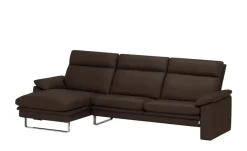 erpo just relax Ecksofa JR960 Bari | Dunkelbraun, links