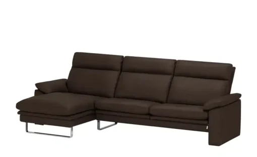 erpo just relax Ecksofa JR960 Bari | Dunkelbraun, links