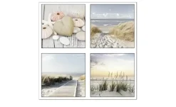 4er-Set eckige Magnete Beach | Beach | Möbel Höffner