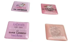 4er-Set eckige Magnete Unicorns | Horses | Höffner