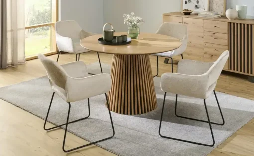 Esstisch Aaron | 120x120 cm, Eiche | Möbel Höffner