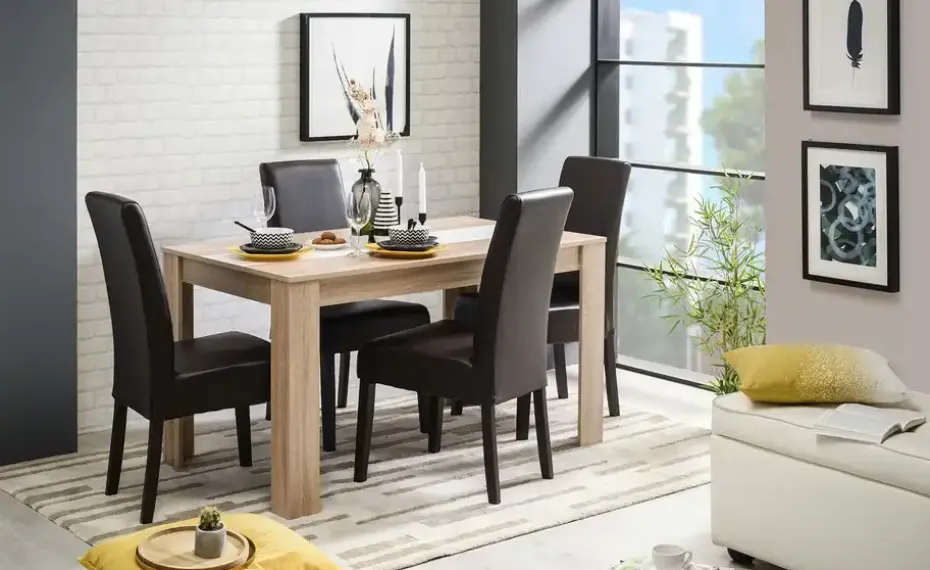 Esstisch Amin | Eiche sägerau (Nachbildung) | Höffner