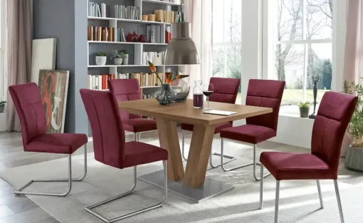 Esstisch  ausziehbar 1063 | Eiche (Nachbildung), Braun, 140 cm