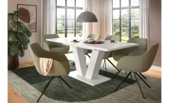 Esstisch ausziehbar Moritz | Weiß | Möbel Höffner