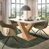 Esstisch ausziehbar  Moritz | Eiche Artisan (Nachbildung), Weiß