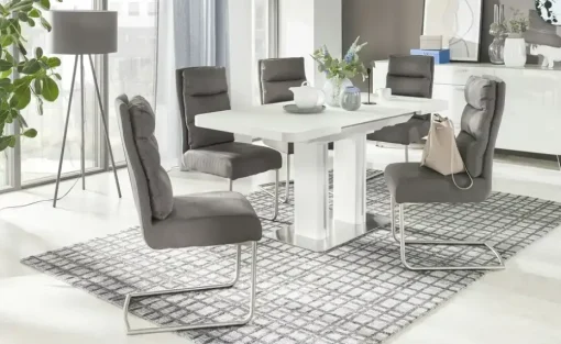 Esstisch ausziehbar Tizian | Weiß, 120 cm | Höffner
