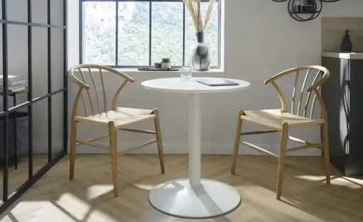 Esstisch  rund Gideon | Weiß, rund | Möbel Höffner