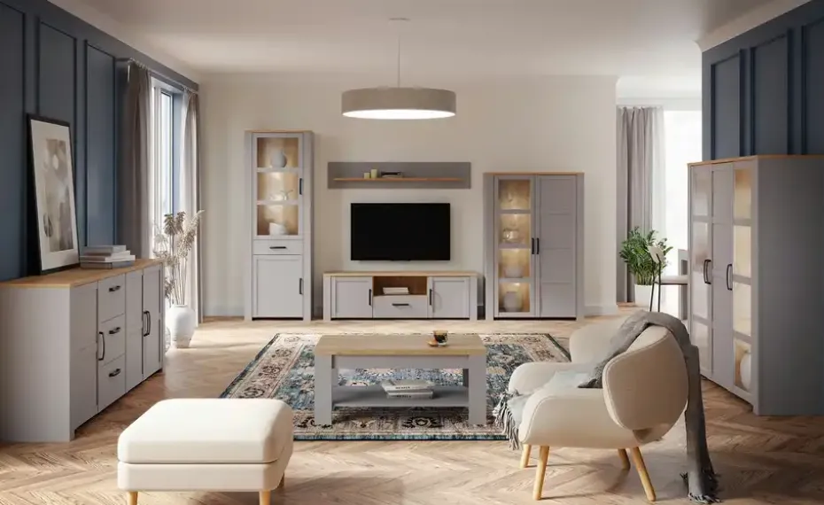 Esstisch Toneo | Eiche (Nachbildung), Grau | Höffner