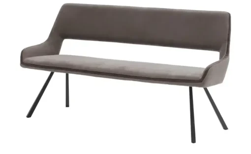 Esszimmerbank  mit Metallgestell Jenala | Cappuccino, 155 cm