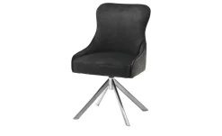 Esszimmerstuhl drehbar Effi | Anthrazit, Stativgestell
