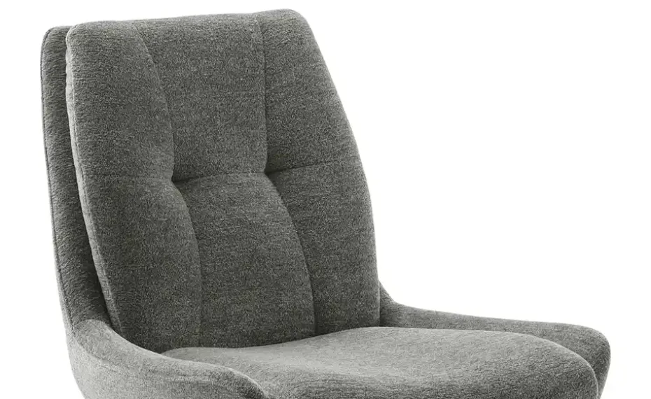 Esszimmerstuhl drehbar Eno | Anthrazit, Flachgewebe