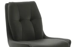 Esszimmerstuhl drehbar Eno | Anthrazit, Leder | Höffner