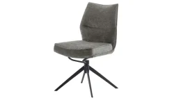 Esszimmerstuhl drehbar Eno | Anthrazit, Flachgewebe