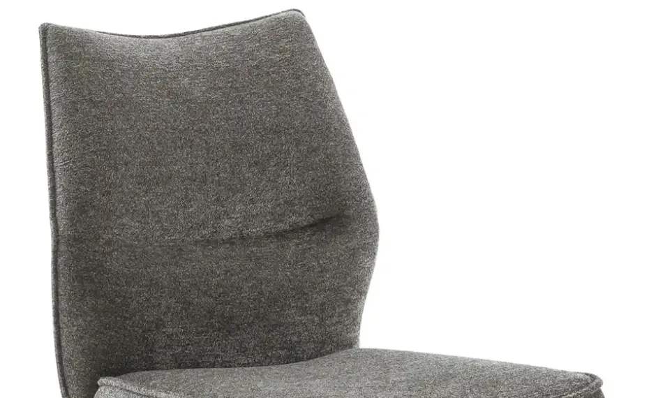 Esszimmerstuhl drehbar Eno | Anthrazit, Flachgewebe