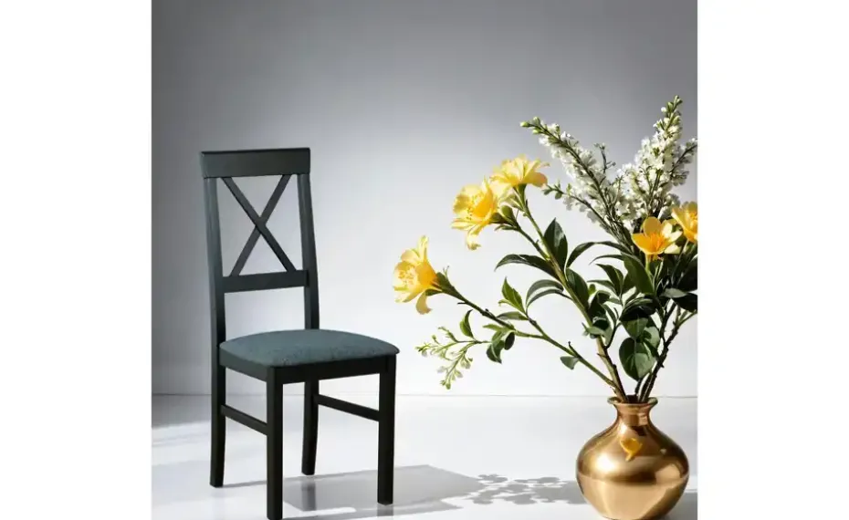 Esszimmerstuhl 4er-Set | Schwarz, Mausgrau | Höffner