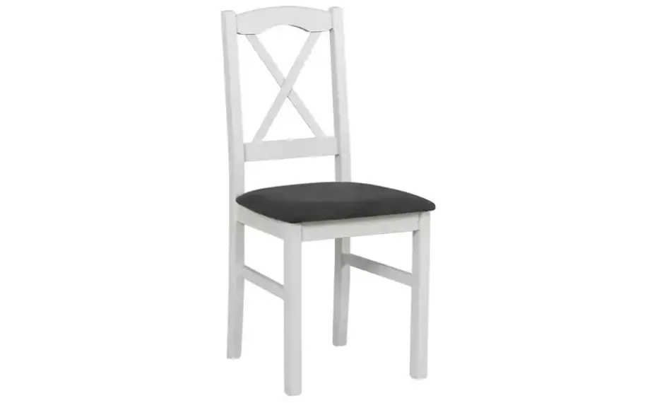 Esszimmerstuhl 4er-Set | Weiß, Anthrazit | Höffner