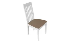 Esszimmerstuhl 4er-Set | Weiß, Hellbraun | Höffner
