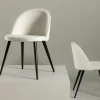 Esszimmerstuhl 2er-Set aus Velvet  Svart | Höffner