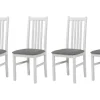 Esszimmerstuhl 4er-Set Boris | Weiß, Grau | Höffner