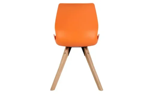 Esszimmerstuhl Luna | Orange, Natur | Möbel Höffner