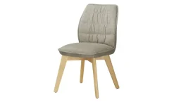 Esszimmerstuhl mit Wellenfederung Gent | Taupe, ohne