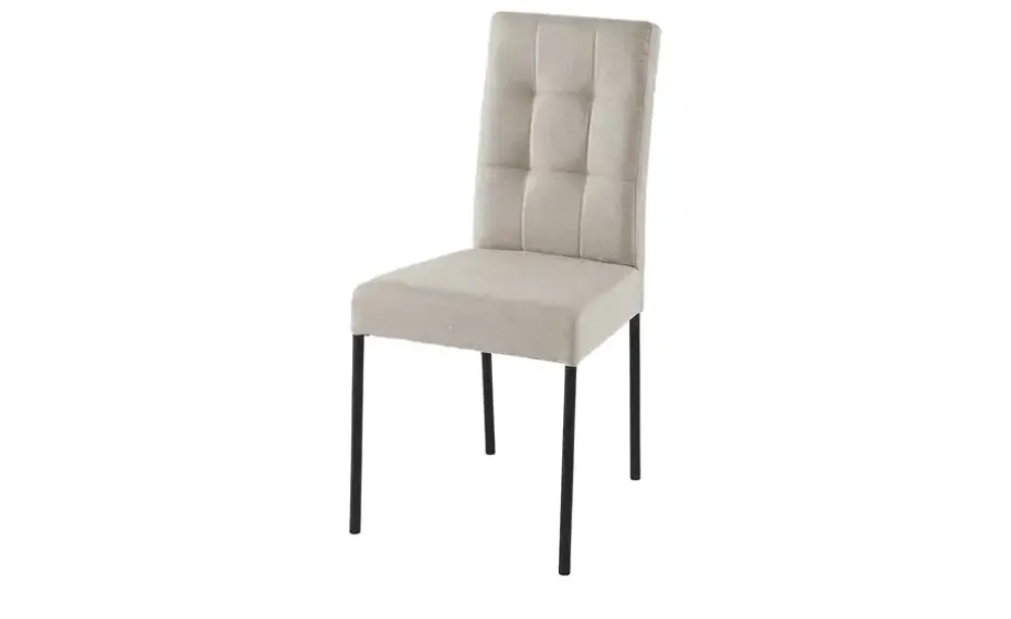 Esszimmerstuhl Nanda | Flachgewebe, Beige | Höffner