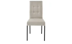 Esszimmerstuhl Nanda | Flachgewebe, Beige | Höffner