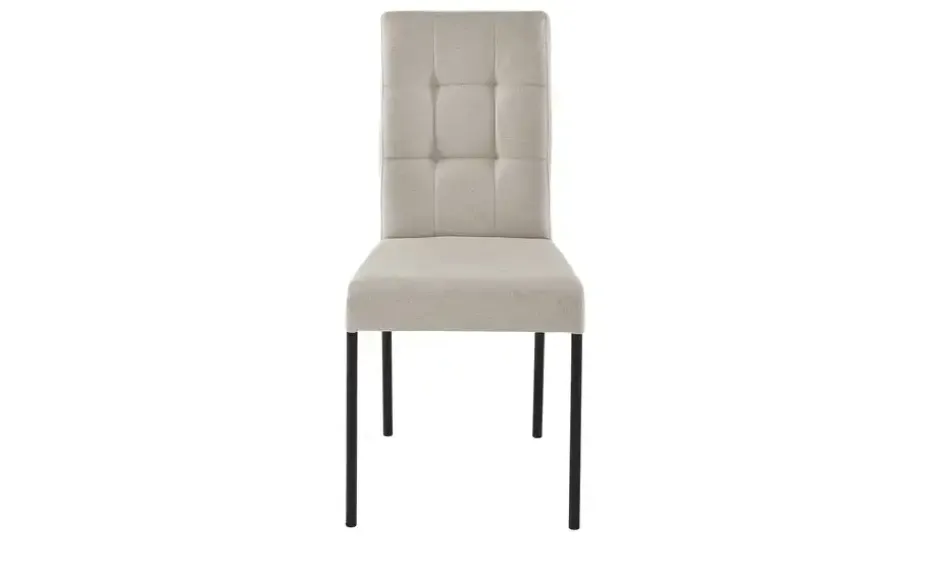 Esszimmerstuhl Nanda | Flachgewebe, Beige | Höffner