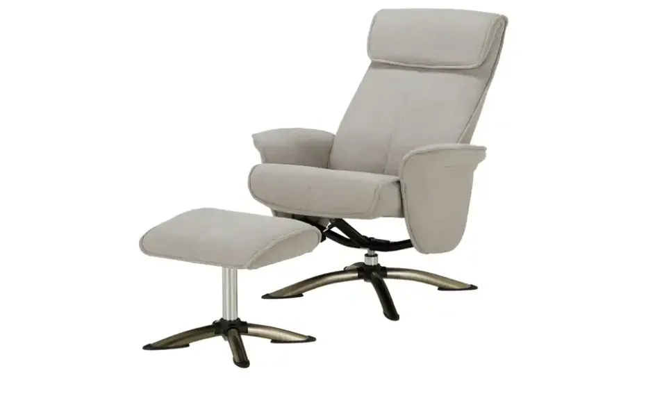 Fernsehsessel mit Hocker Babette | Möbel Höffner