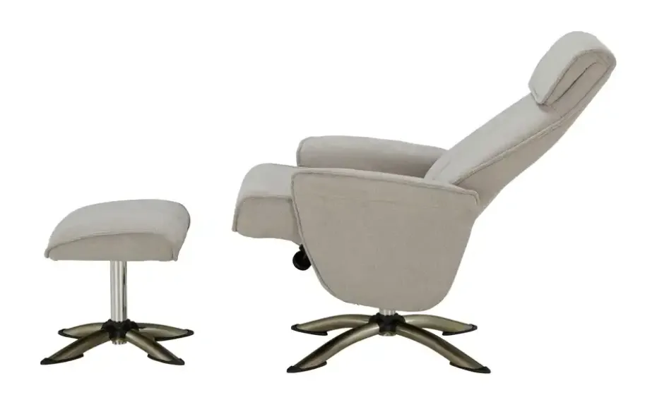 Fernsehsessel mit Hocker Babette | Möbel Höffner